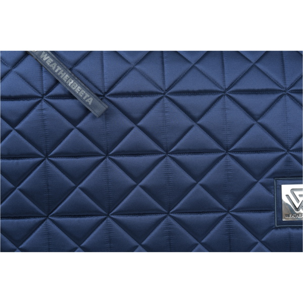 2026 WeatherBeeta Satin Luxe Lucht-Tec Euro Jump Vormgegeven Zadelkussen 1030349 - Navy